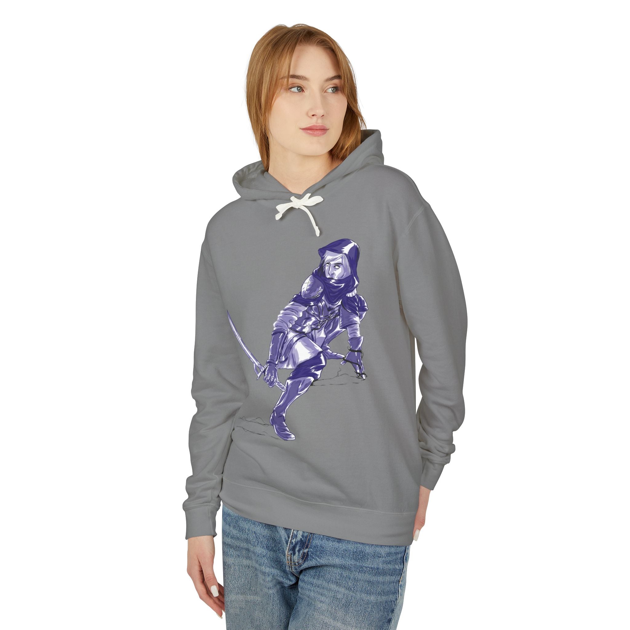 Female Assassin — Vintage Illustration Hoodie