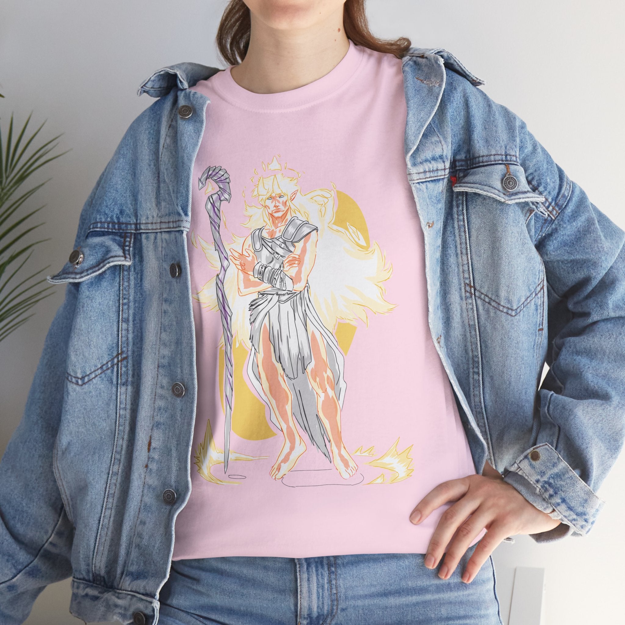 Flameborne Sorcerer Tee — Vintage Fantasy Wizard Graphic Shirt