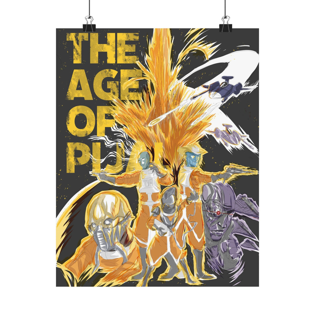 'The Age of Pijal' Retro Sci‑Fi Character Art