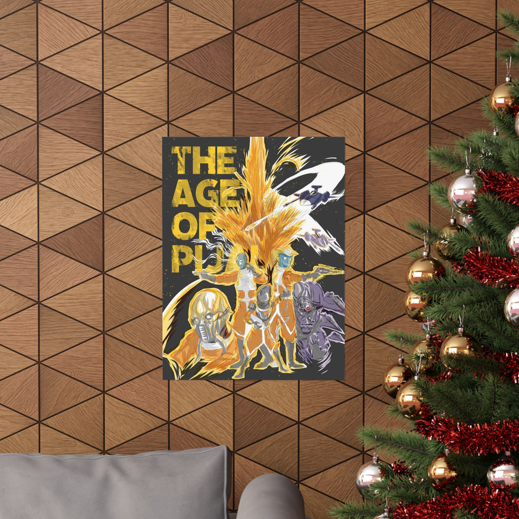 'The Age of Pijal' Retro Sci‑Fi Character Art