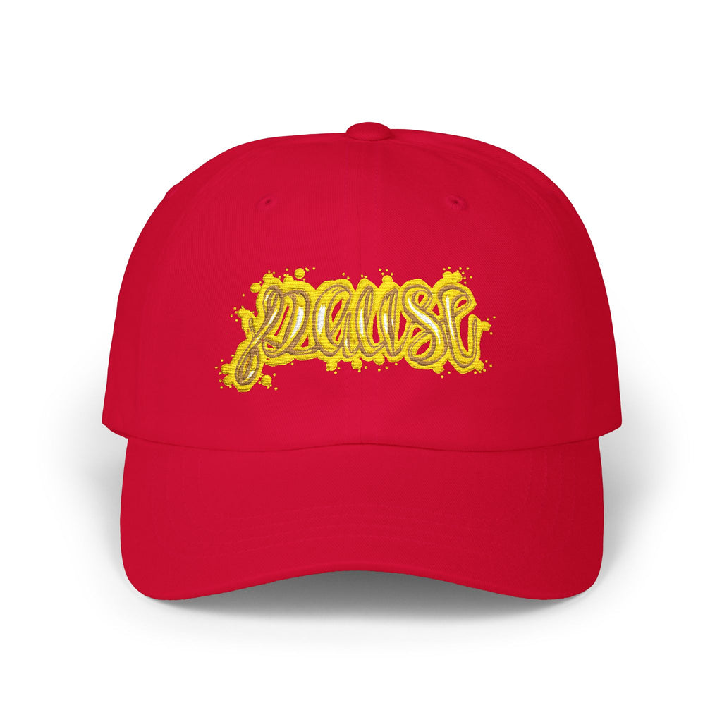 Pause Your Thoughts — Embroidered Cap
