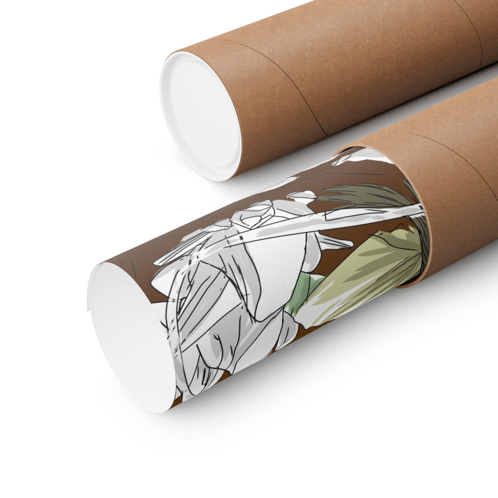 Bunny Monk Fantasy Poster — Matte Vertical Art Print