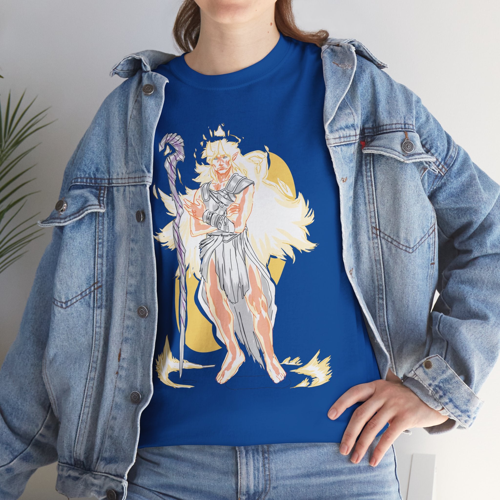 Flameborne Sorcerer Tee — Vintage Fantasy Wizard Graphic Shirt