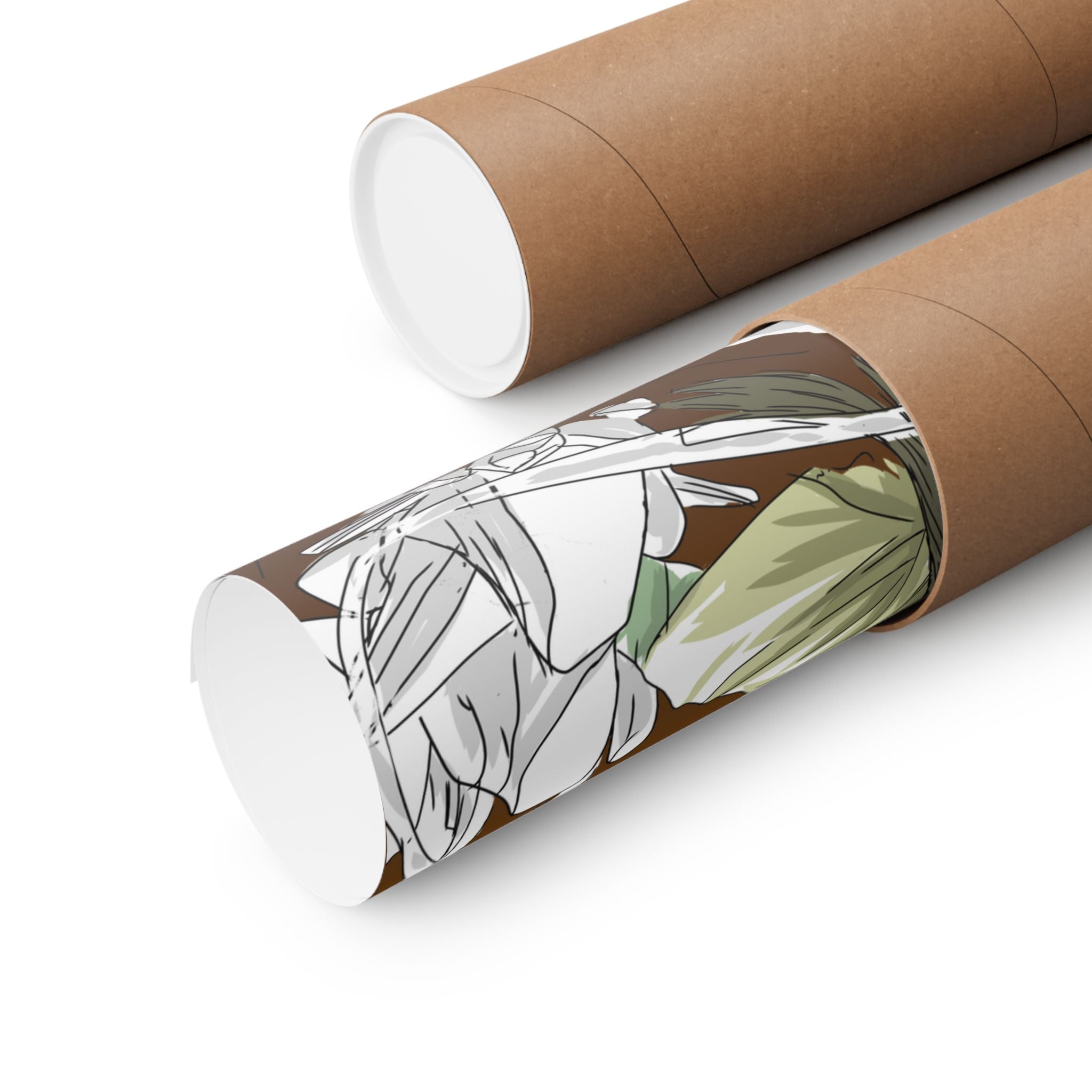 Bunny Monk Fantasy Poster — Matte Vertical Art Print