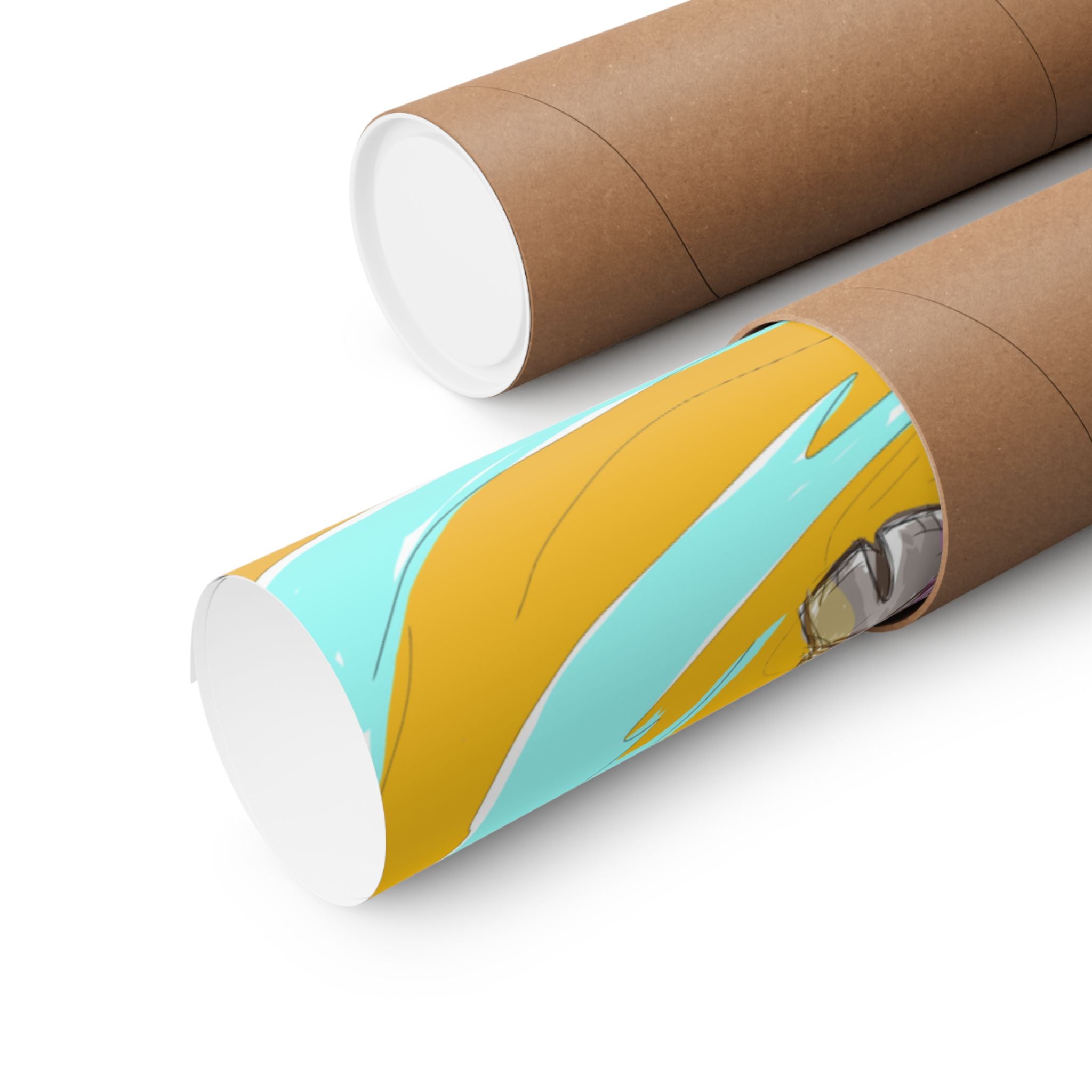 Satyr Ain't So — Vibrant Mythic Hero Matte Vertical Art Print