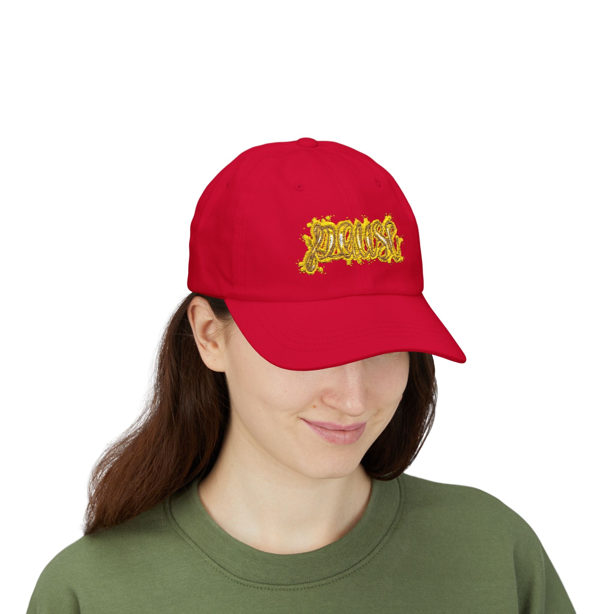 Pause Your Thoughts — Embroidered Cap