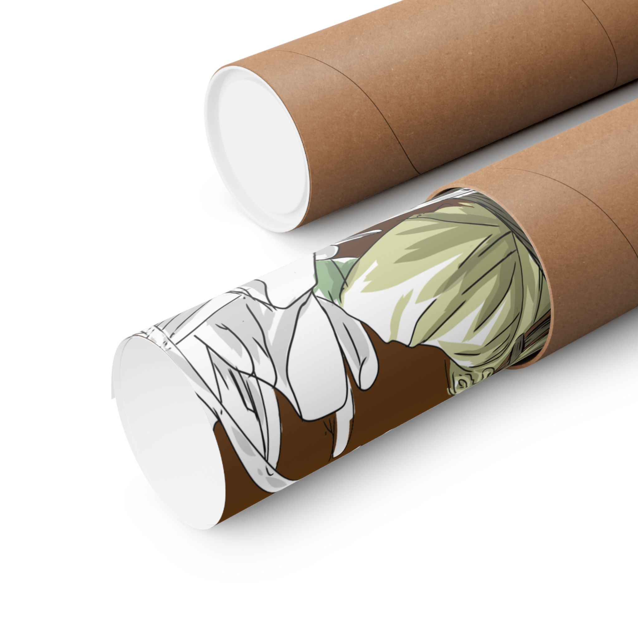 Bunny Monk Fantasy Poster — Matte Vertical Art Print