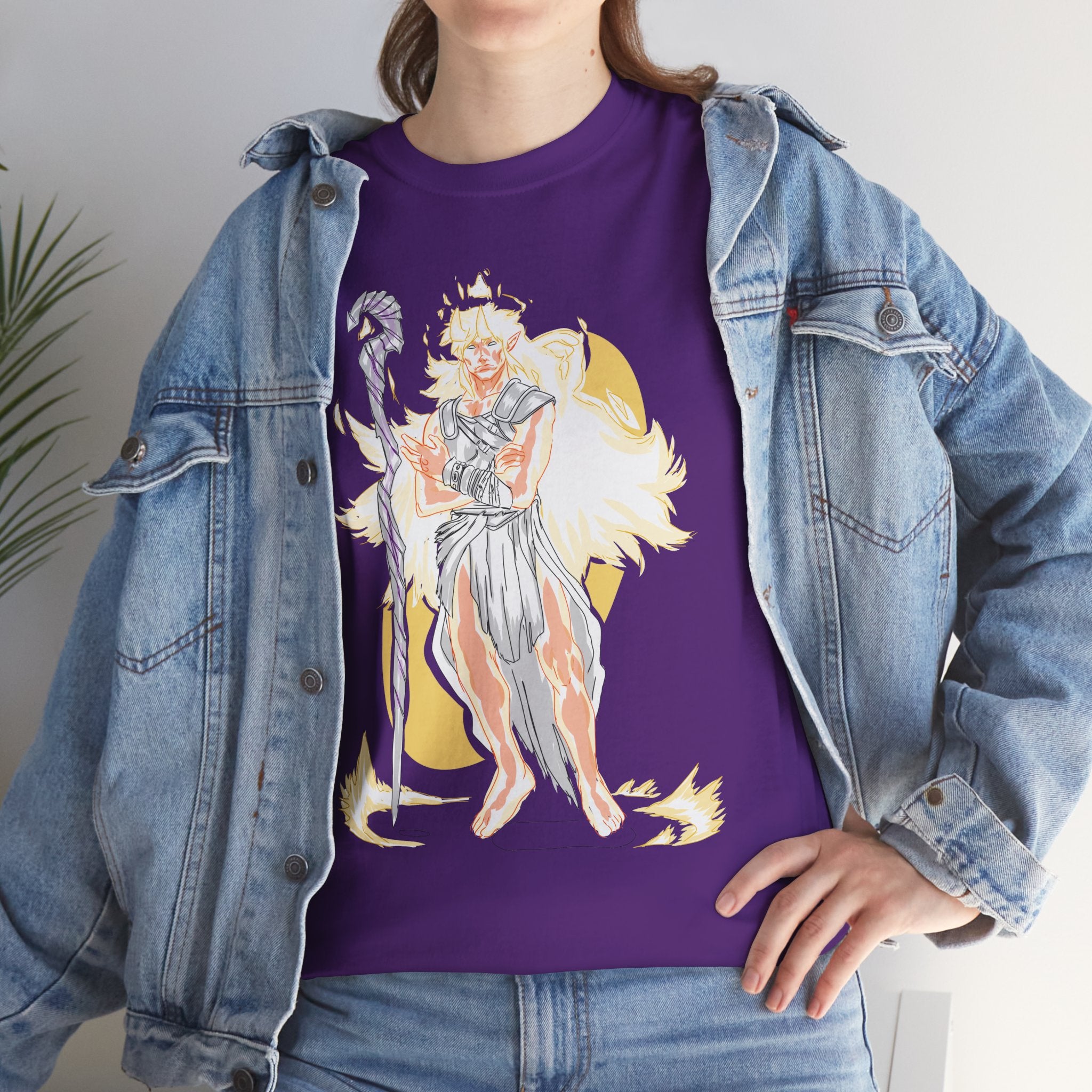 Flameborne Sorcerer Tee — Vintage Fantasy Wizard Graphic Shirt