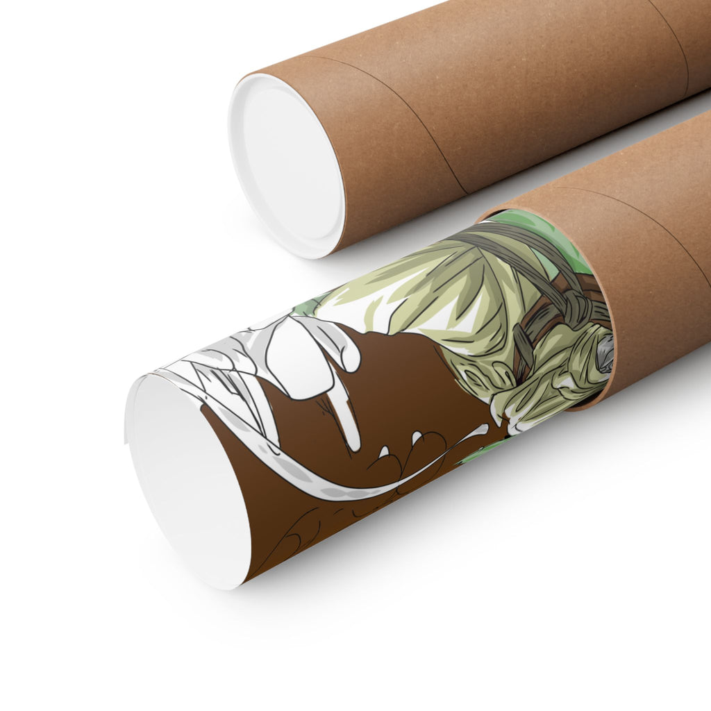 Bunny Monk Fantasy Poster — Matte Vertical Art Print